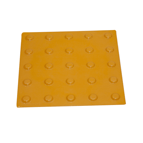 Self-adhesive tactile warning tile (polyurethane)